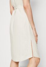 Z62T82 Women Anna Field Shirt Dress Beige - Image 6