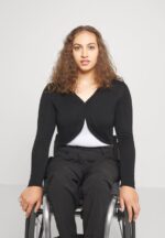 Z62T832 Women Anna Field Cardigan Black - Image 3
