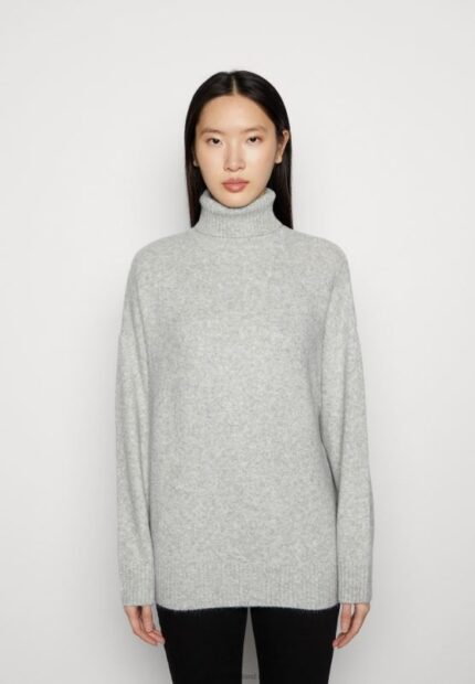 Z62T849 Women Anna Field Jumper 112 Mottled Grey