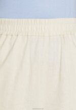 Z62T857 Women Anna Field Linen Mix Shorts Beige - Image 6
