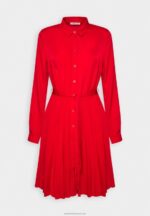 Z62T85 Women Anna Field Shirt Dress Dark Red - Image 4