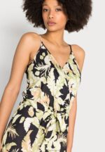 Z62T868 Women Anna Field Jumpsuit Black/Green - Image 5