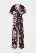 Z62T888 Women Anna Field Jumpsuit Black/Multi-Coloured - Image 5