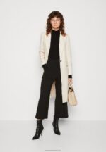 Z62T911 Women Anna Field Classic Coat Beige - Image 2