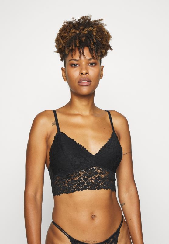 Z62T921 Women Anna Field Stella 2Pp Triangle Bralette Triangle Bra White - Image 2