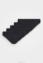 Z62T955 Women Anna Field Ahser 5 Pack Brief Briefs Black - Image 4