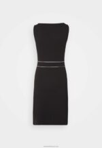 Z62T95 Women Anna Field Shift Dress Black/White - Image 8