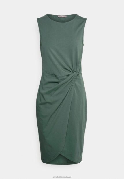 Z62T96 Women Anna Field Jersey Dress Light Green