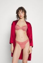 Z62T980 Women Anna Field 5 Pack Thong Pink/Black