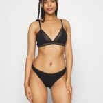 Z62T995 Women Anna Field Iris 5Pp Thong Thong Black