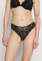 Z62T996 Women Anna Field 3 Pack Briefs Orange/ Black - Image 2