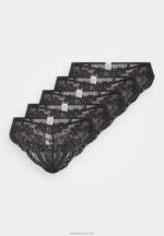 Z62T997 Women Anna Field 5 Pack Briefs Black - Image 4