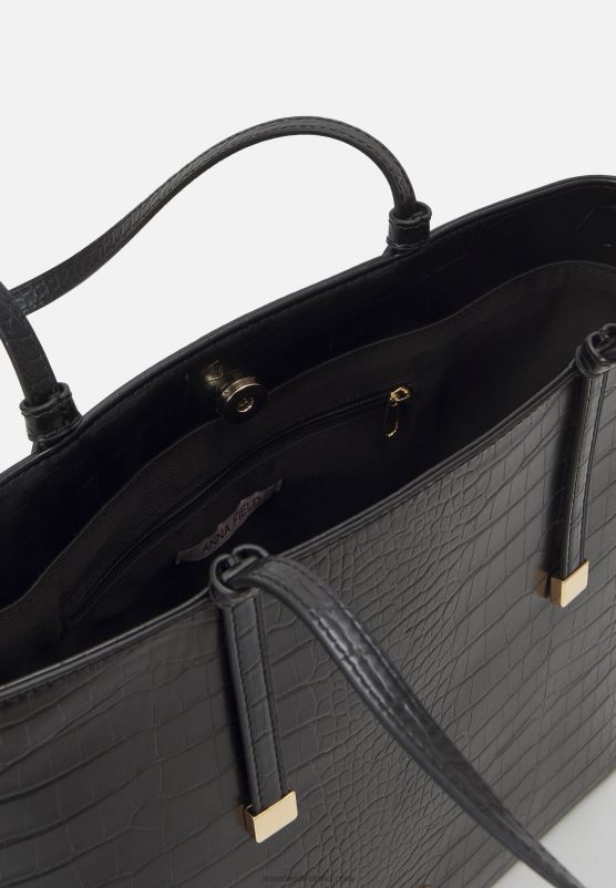 Z62T2313 Women Anna Field Handbag Black