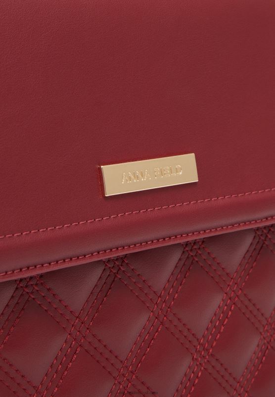 Z62T2330 Women Anna Field Handbag 304 Bordeaux