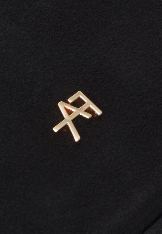 Z62T2335 Women Anna Field Leather Handbag Black