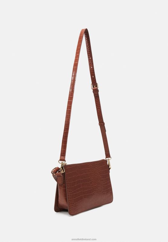 Z62T2345 Women Anna Field Handbag Cognac