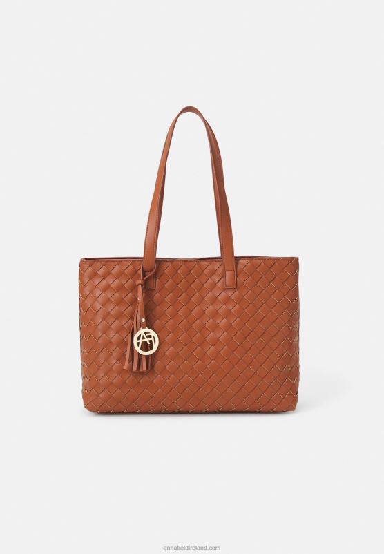 Z62T2346 Women Anna Field Handbag Cognac