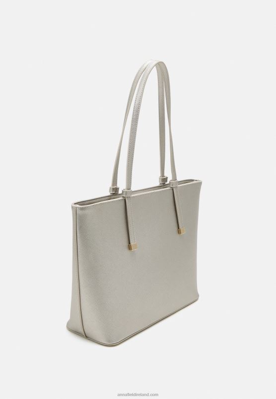 Z62T2351 Women Anna Field Handbag Silver-Coloured