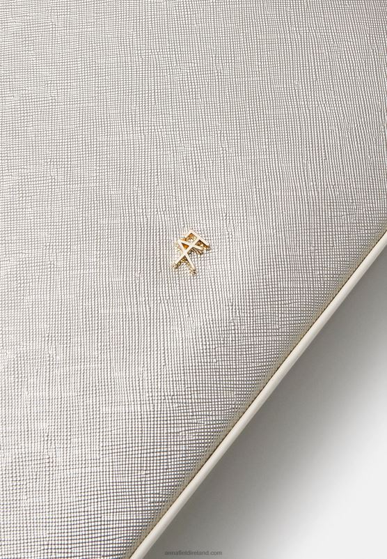 Z62T2351 Women Anna Field Handbag Silver-Coloured