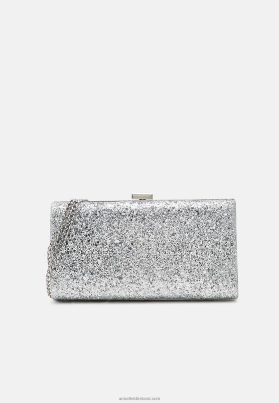 Z62T2404 Women Anna Field Clutch Silver