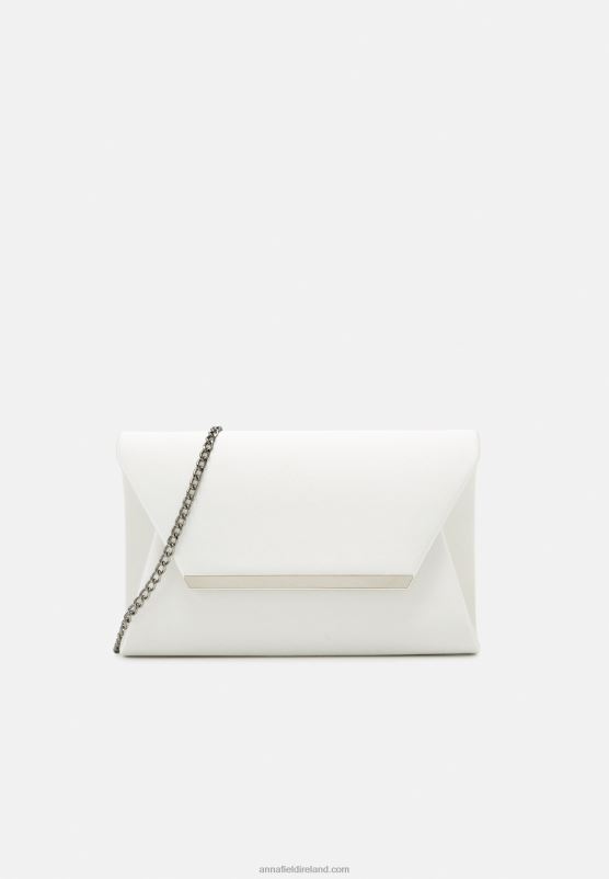 Z62T2409 Women Anna Field Clutch White