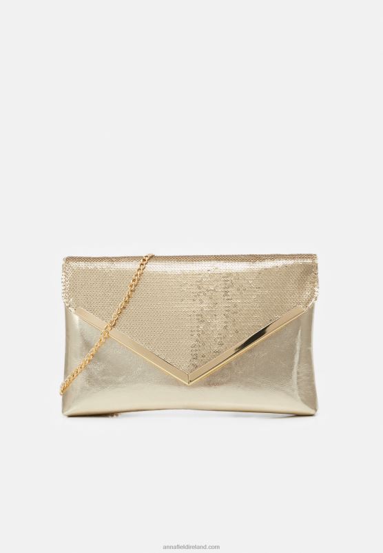 Z62T2412 Women Anna Field Clutch 206 Gold