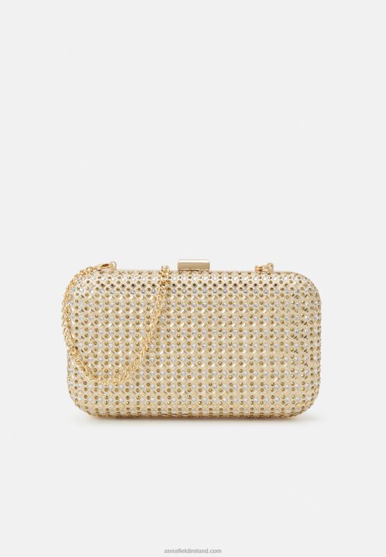 Z62T2418 Women Anna Field Clutch Gold