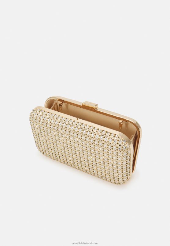 Z62T2418 Women Anna Field Clutch Gold