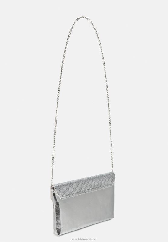 Z62T2429 Women Anna Field Clutch 104 Silver