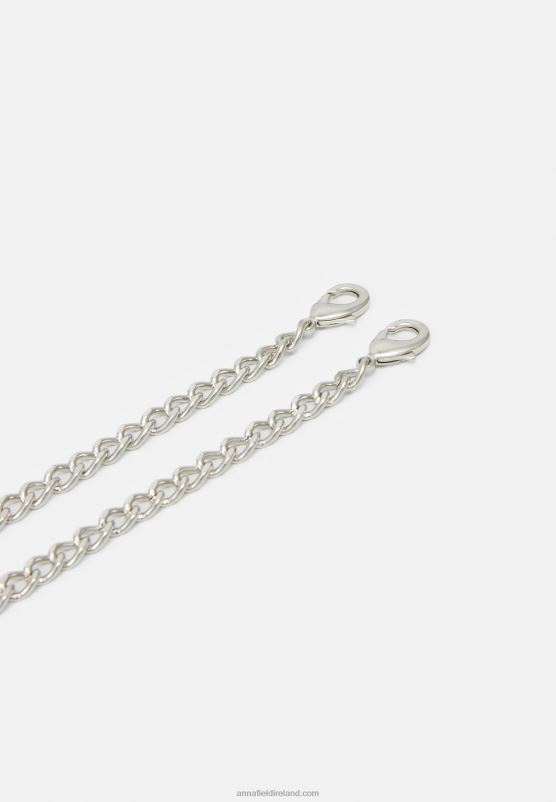 Z62T2429 Women Anna Field Clutch 104 Silver