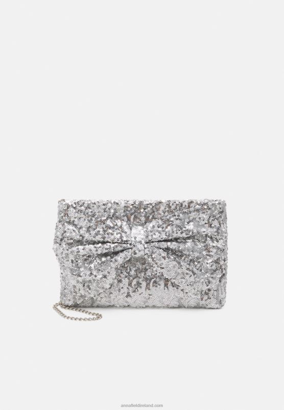 Z62T2431 Women Anna Field Clutch 104 Silver