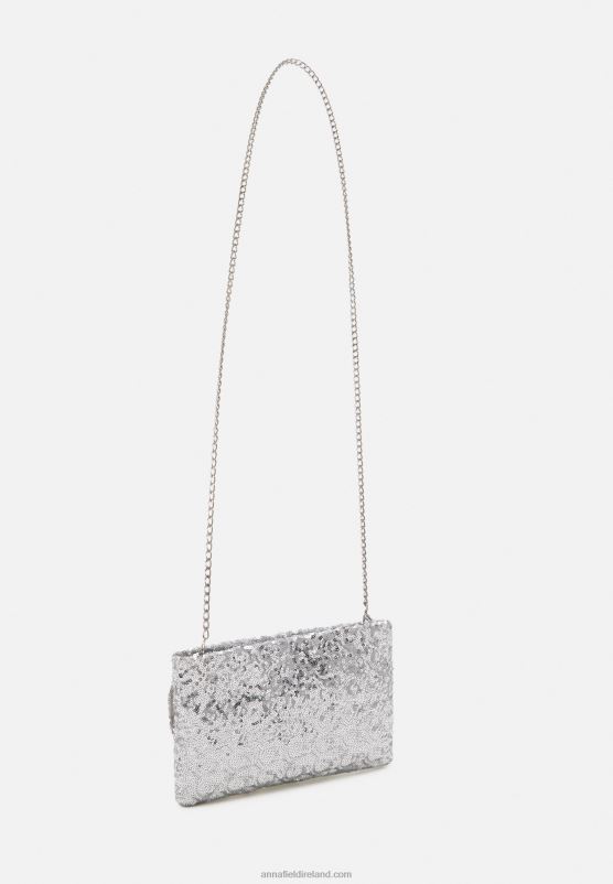 Z62T2431 Women Anna Field Clutch 104 Silver
