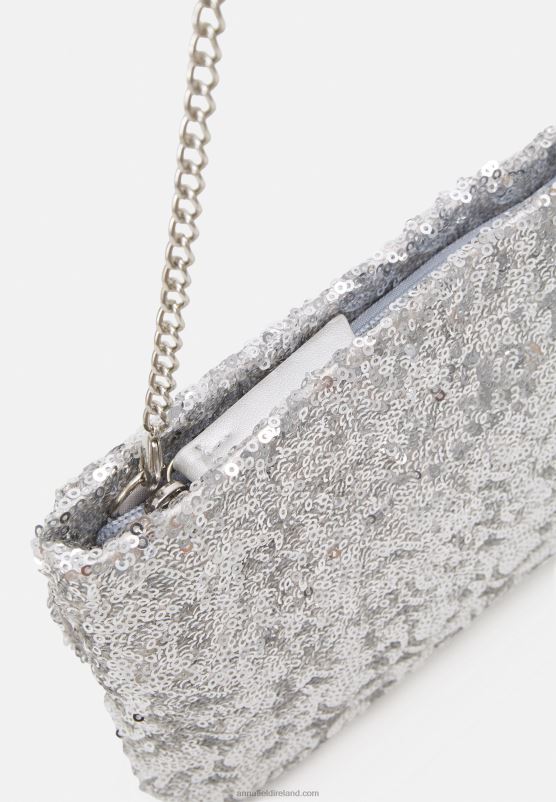 Z62T2431 Women Anna Field Clutch 104 Silver