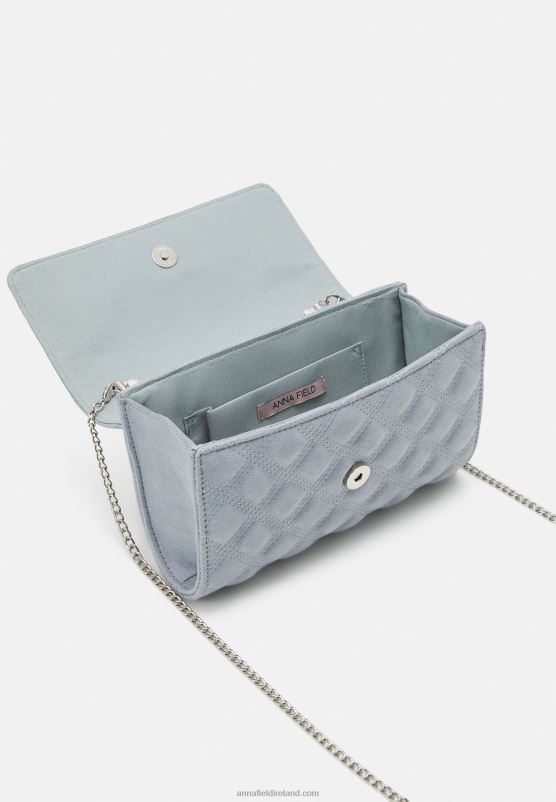 Z62T2434 Women Anna Field Clutch Blue-Grey