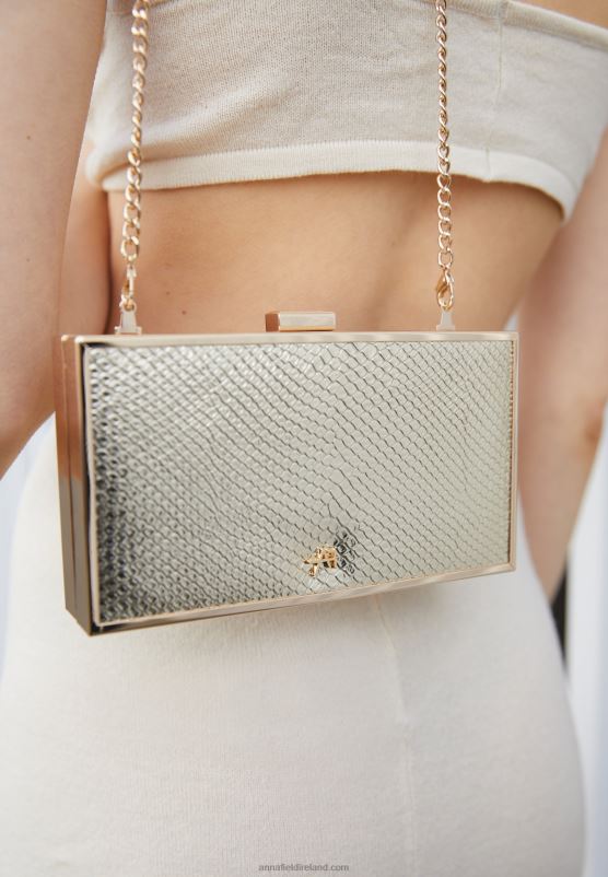 Z62T2440 Women Anna Field Clutch Gold