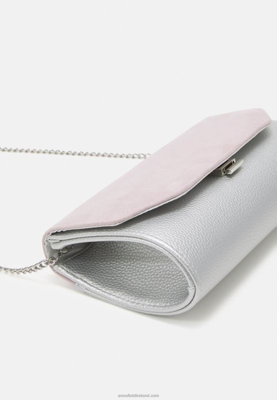 Z62T2441 Women Anna Field Clutch Silver