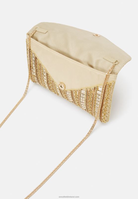 Z62T2442 Women Anna Field Clutch Gold
