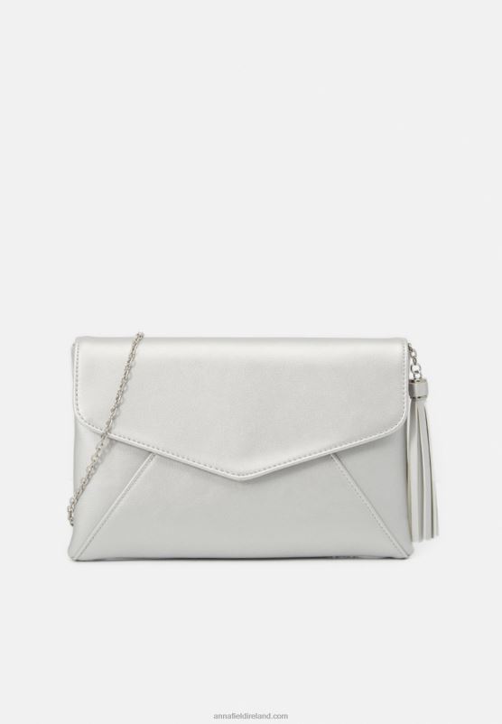 Z62T2444 Women Anna Field Clutch 971 Silver-Coloured