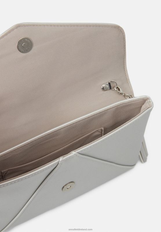 Z62T2444 Women Anna Field Clutch 971 Silver-Coloured