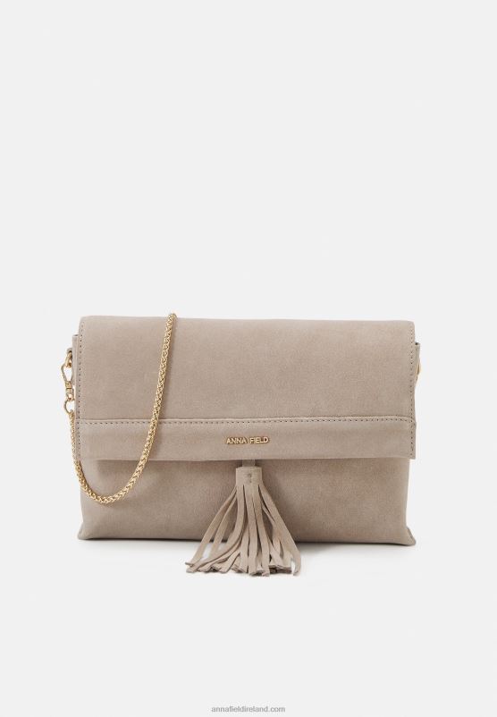 Z62T2445 Women Anna Field Clutch Taupe