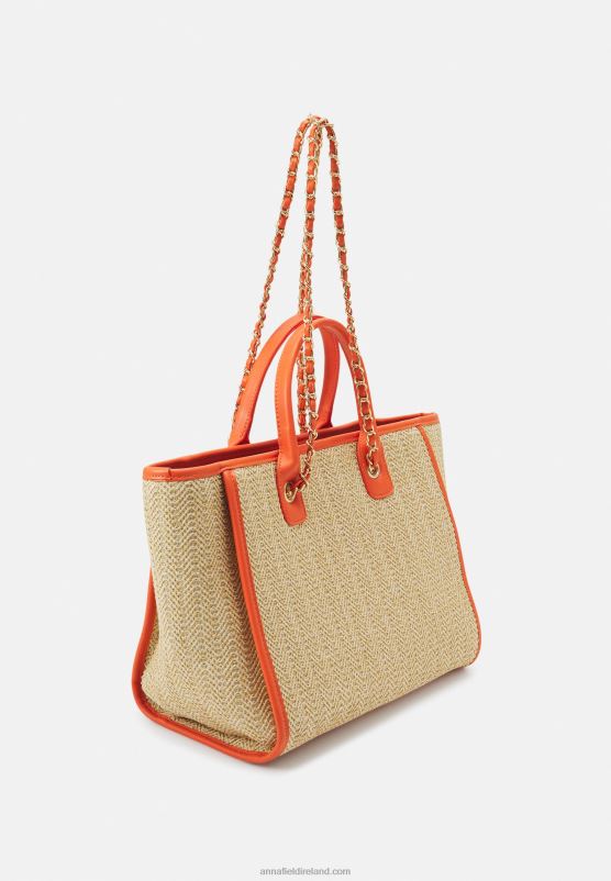Z62T2460 Women Anna Field Tote Bag Orange