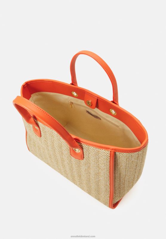 Z62T2460 Women Anna Field Tote Bag Orange