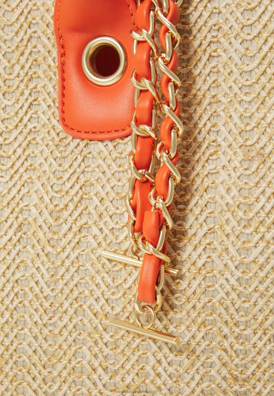 Z62T2460 Women Anna Field Tote Bag Orange