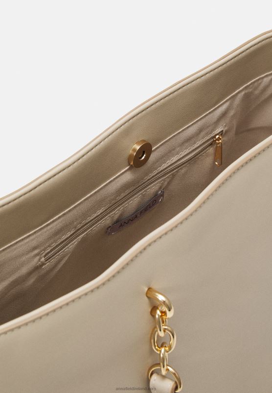 Z62T2461 Women Anna Field Set Tote Bag Beige