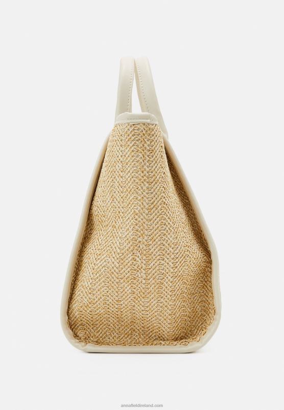 Z62T2463 Women Anna Field Tote Bag Off-White