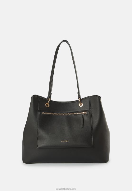 Z62T2465 Women Anna Field Tote Bag Black