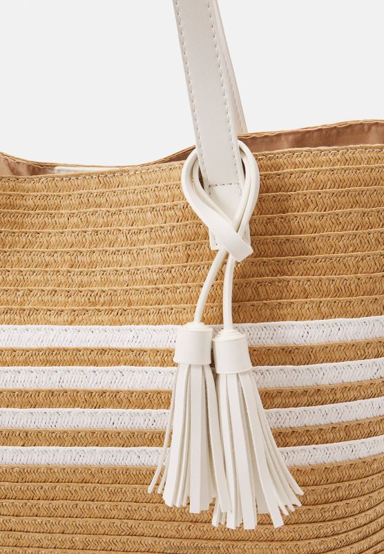 Z62T2466 Women Anna Field Tote Bag White