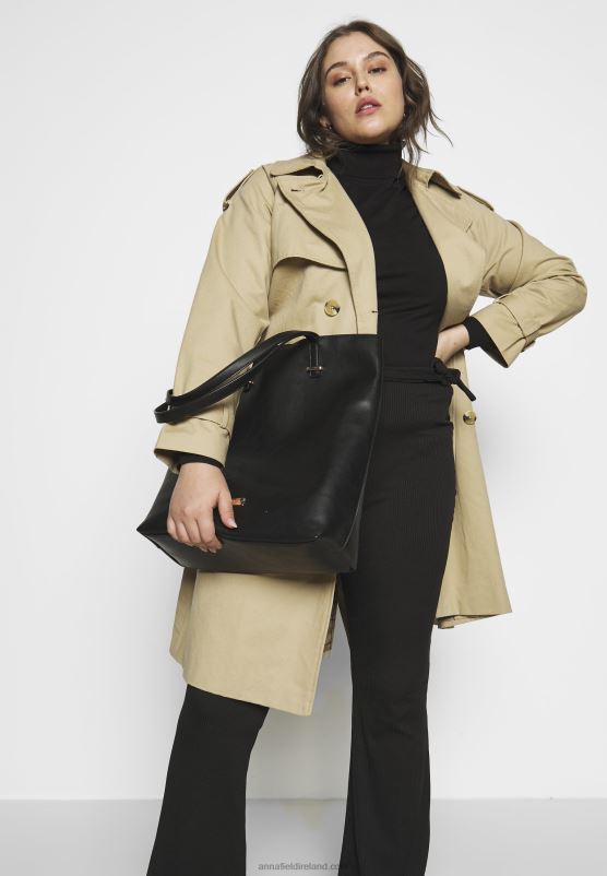 Z62T2480 Women Anna Field Tote Bag Black