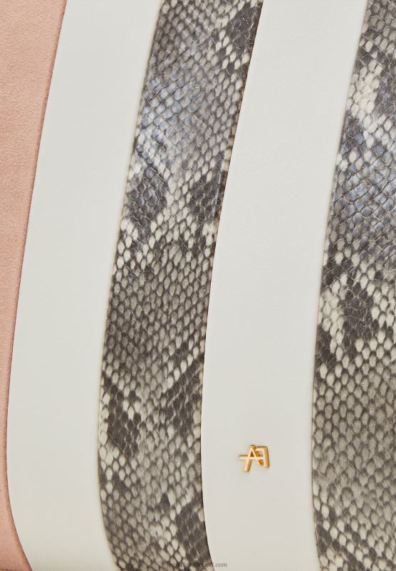 Z62T2481 Women Anna Field Tote Bag Off-White/Pink