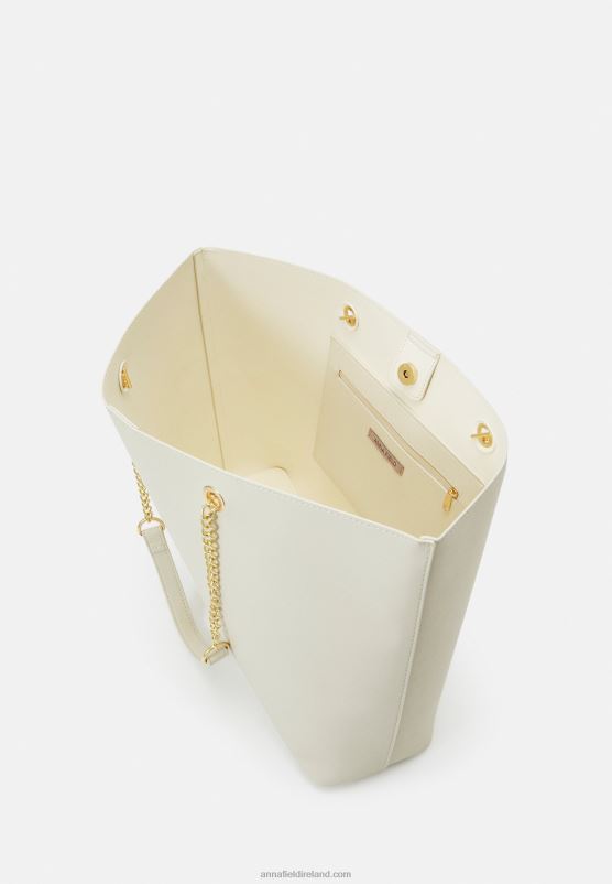 Z62T2482 Women Anna Field Tote Bag Beige